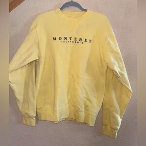 Yellow Monterey crew neck
